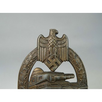Tank Assault Badge in bronze, Panzerkampfabzeichen. Bronze. A.S.. Espenlaub militaria